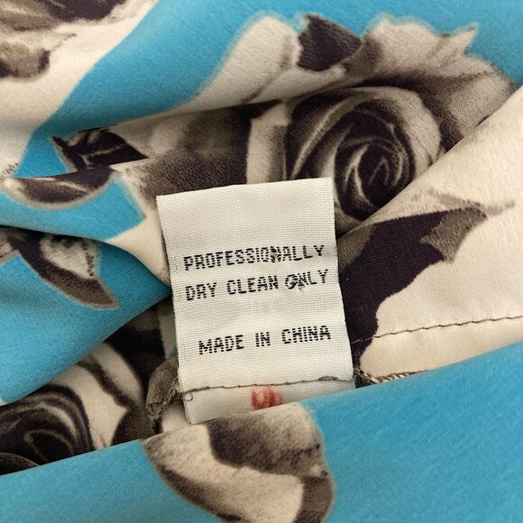 Yoana Baraschi Anthropologie Floral Colorblock Midi Dress S - Picture 16 of 16